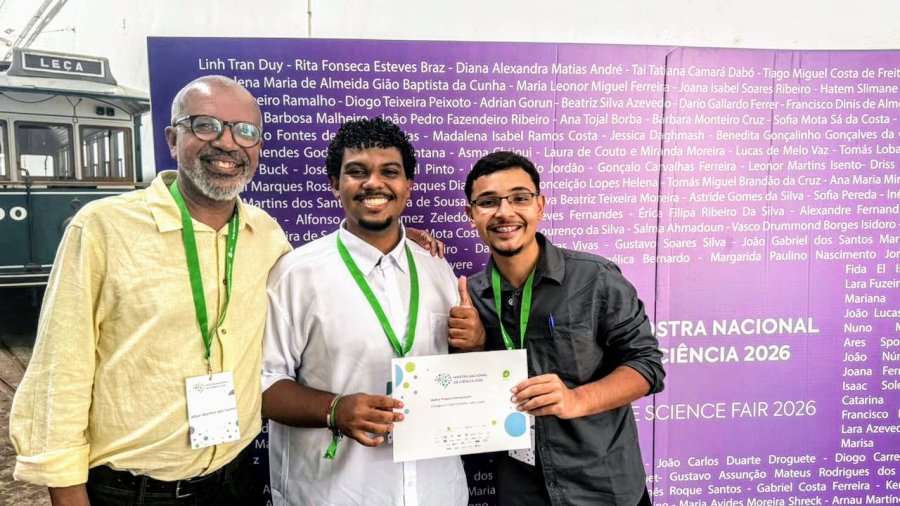 Alunos da FAETEC conquistam prêmio internacional de ciência em Portugal
